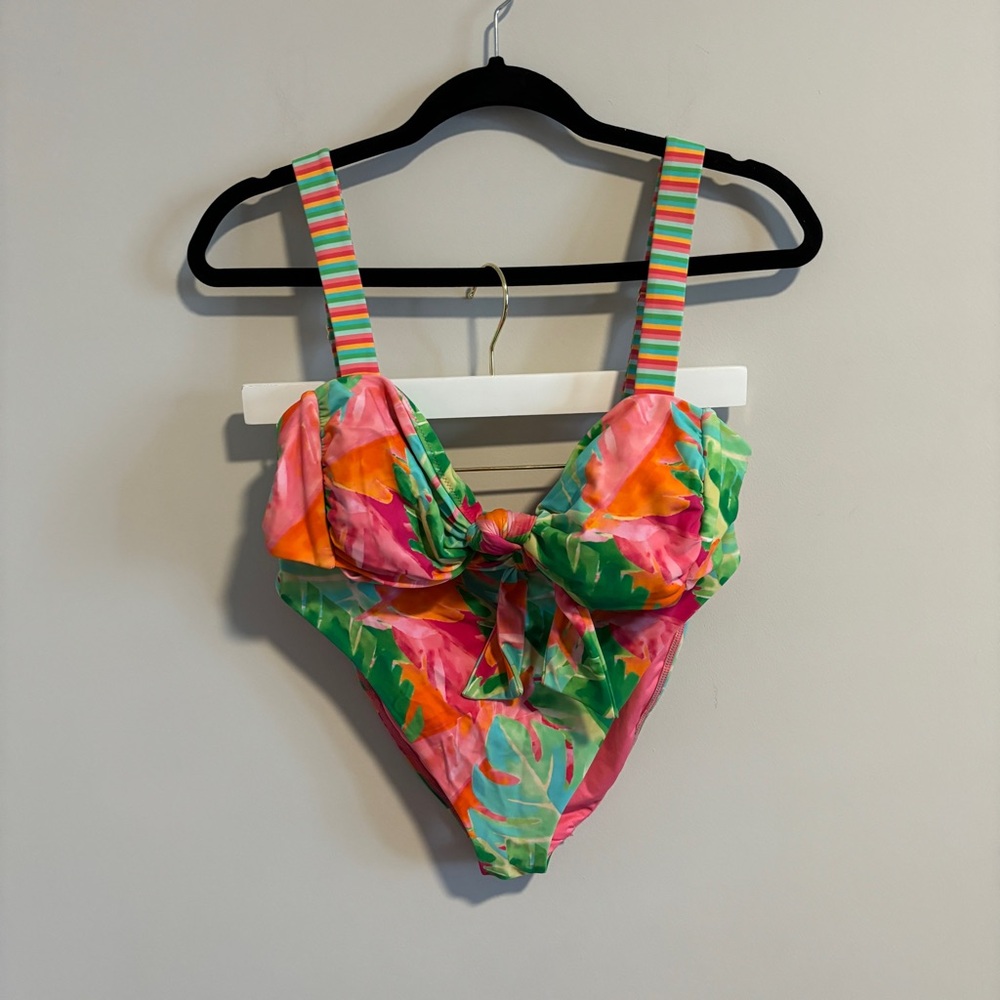 show me your mumu bikini set top bottom skirt coverup